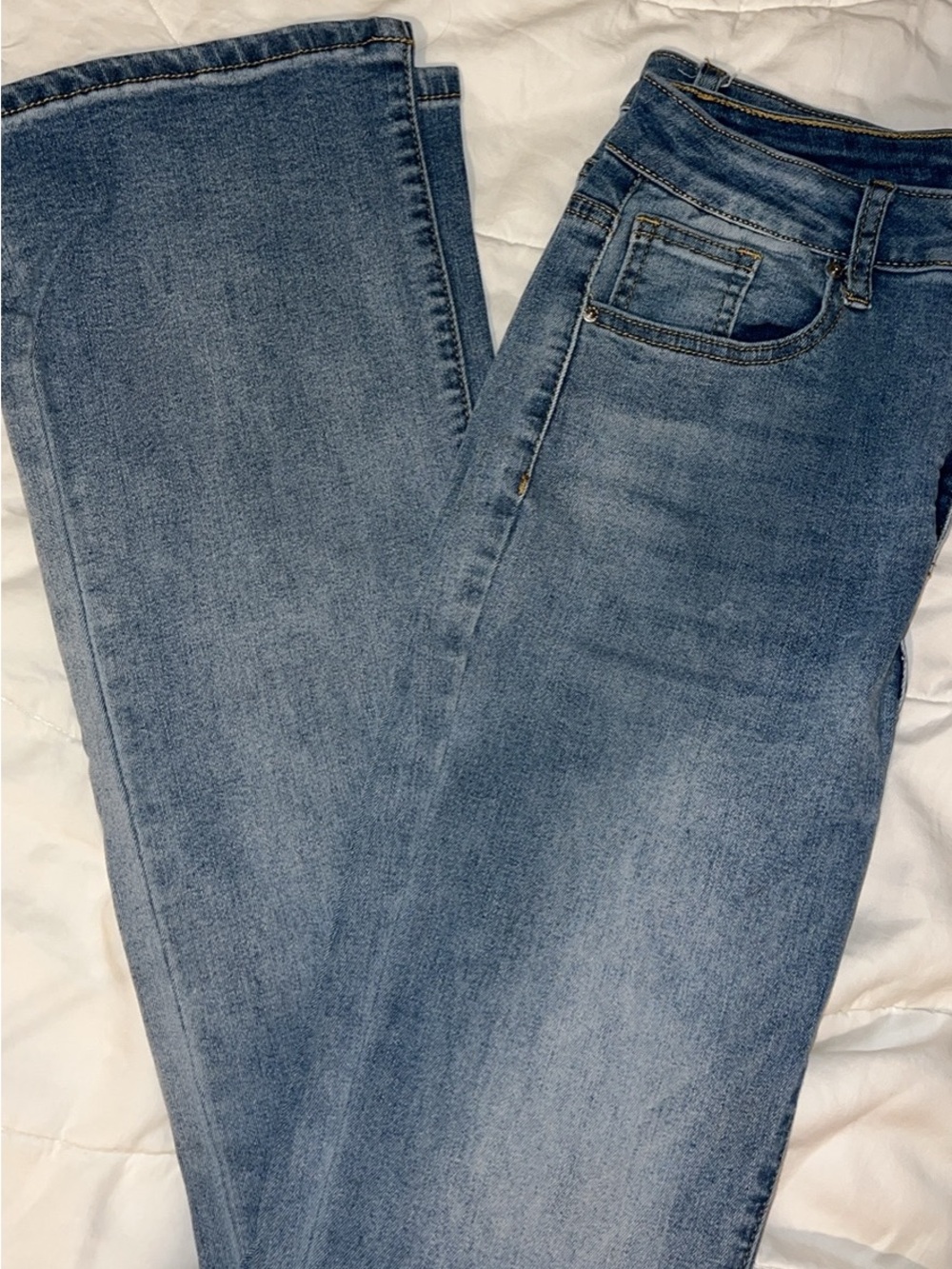 Womens High Rise Flare Jeans 27x32